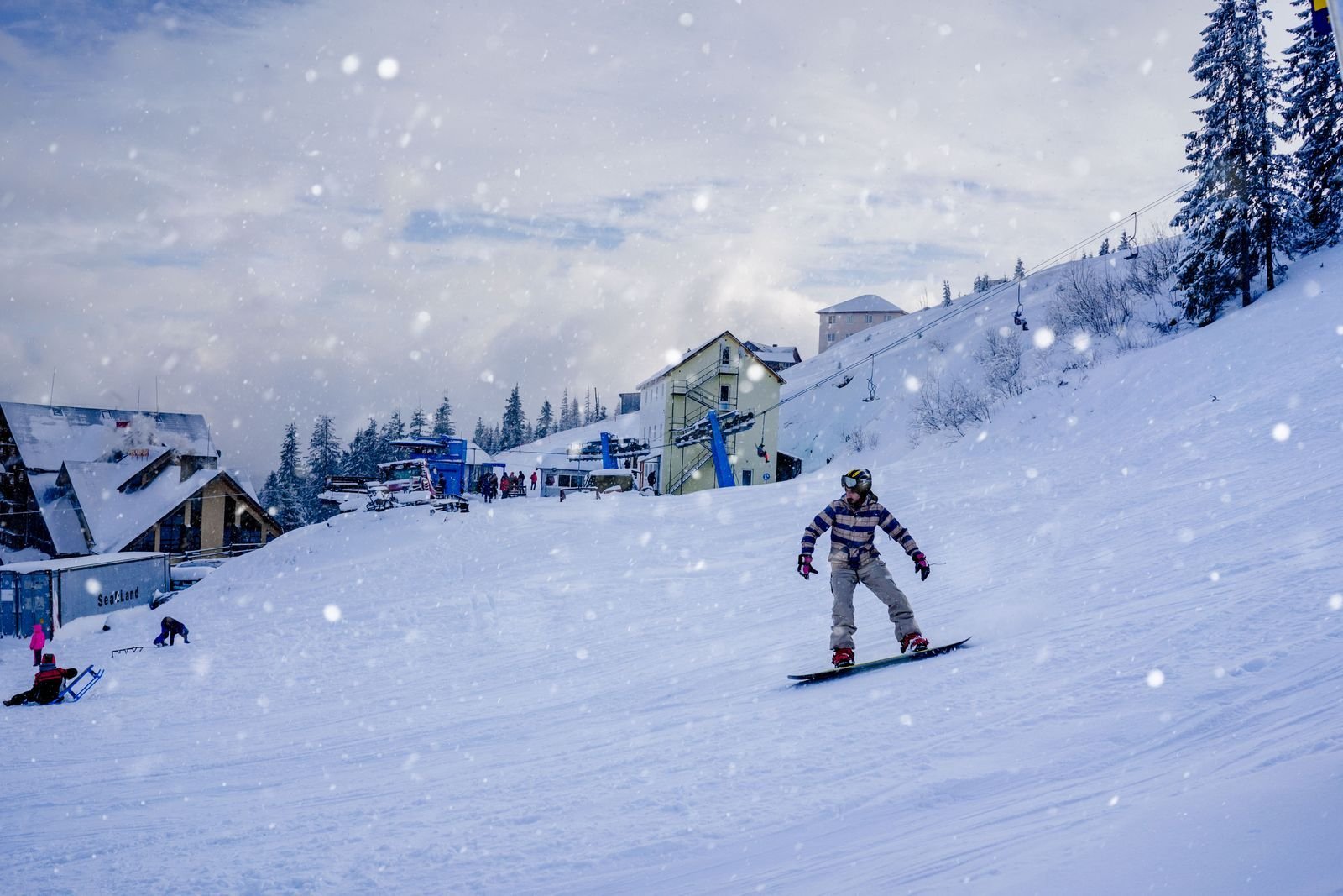 Snowboard with bindings, 156 cm, photo 1 of 1