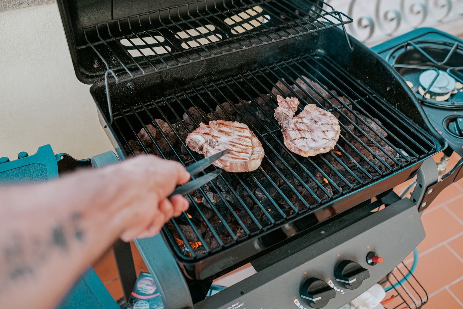 Weber gas grill with cover, photo 1 of 1