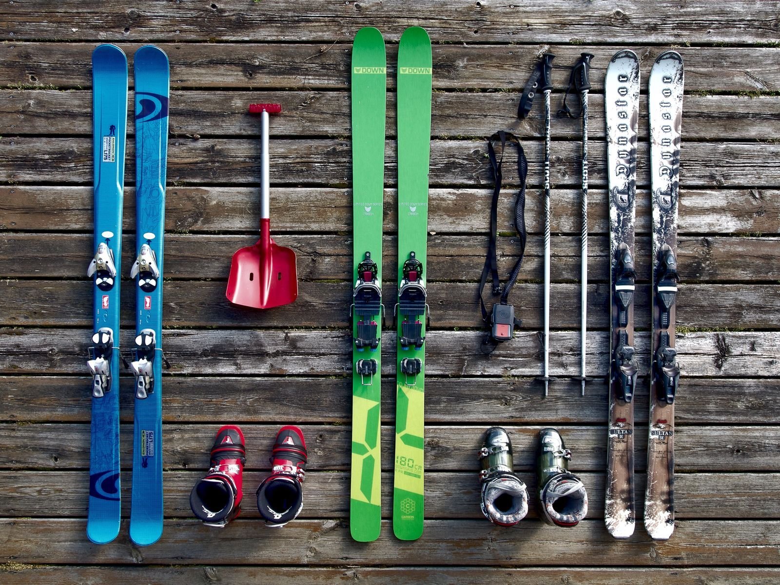 Alpine skis, 170 cm, with boots size 43, photo 1 of 1
